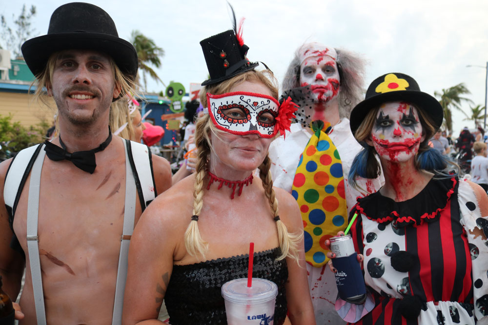 Zombie Bike Ride 2017 photo - Duval Street, Key West